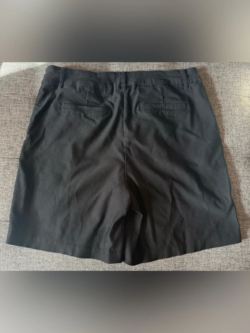 TRIBAL JEANS Brand Women's Black Button-Detail Bermuda Shorts